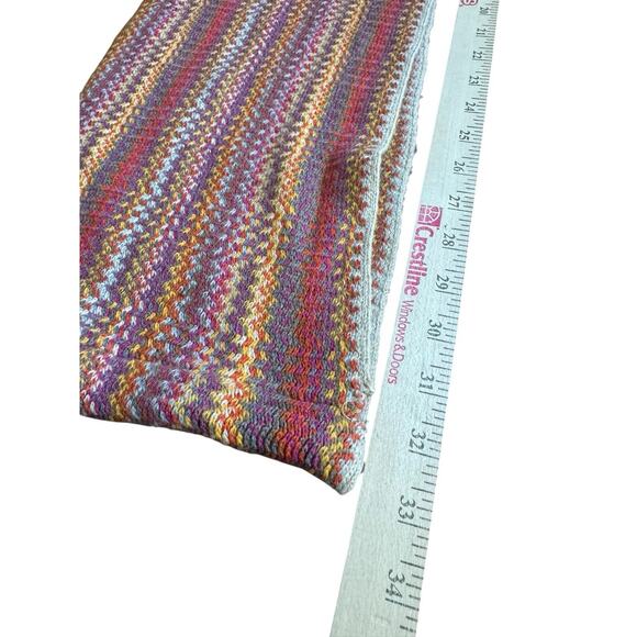 J. Jill Ribbed Knit Infinity Scarf Multi One Size Preppy Minimalist Cozy READ - Picture 6 of 7